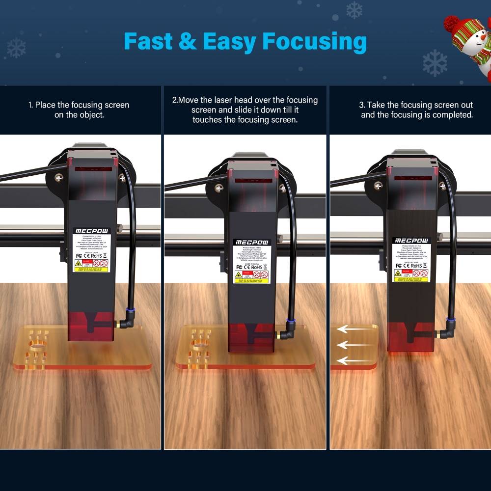Mecpow X3 Pro 10W Laser Engraver With Air Assist Kit