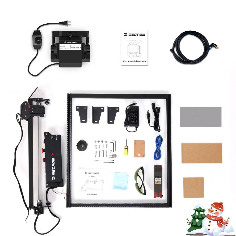 Mecpow X3 Pro 10W Laser Engraver With Air Assist Kit