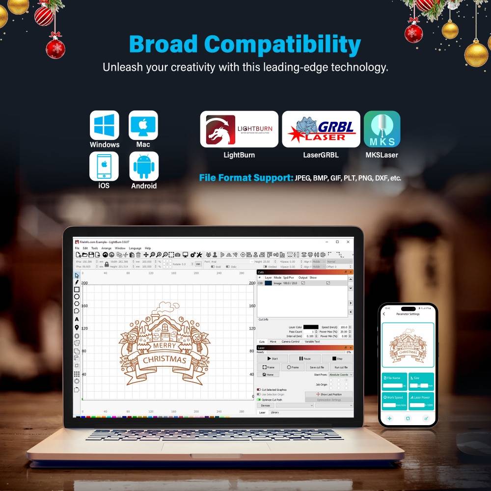 Mecpow X3 Pro 10W Laser Engraver With Air Assist Kit