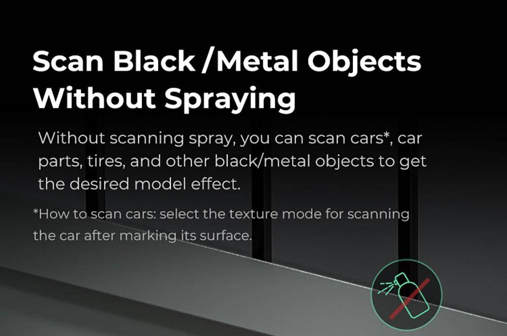 Creality CR-Scan Ferret Pro 3D Scanner, Up to 30 fps Scan Speed, 0.1mm Accuracy, 150-700mm Working Distance, 560*820mm Single Capture Range, 150x150mm Minimum Scanning, Wireless Connection