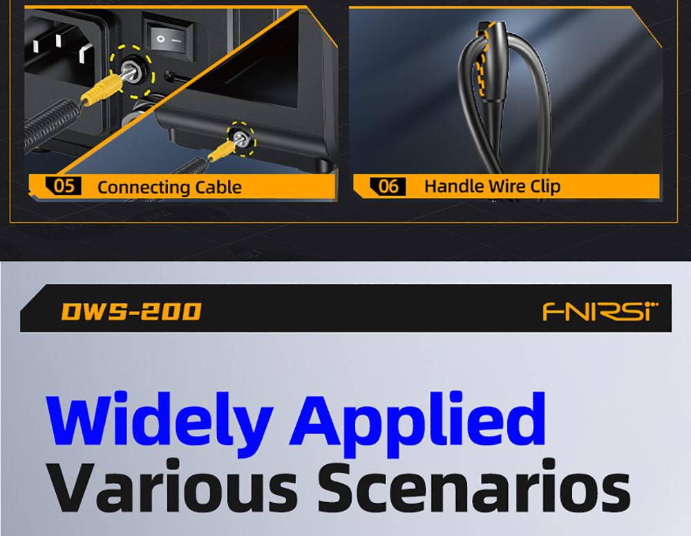 FNIRSI DWS-200 F210 Premium 200W Soldering Iron Station Kit, with 3 Iron Tips and 2 Helping Hands, Temp Value & Curve Mode, 3 Temperature Storage, Full-Color Display
