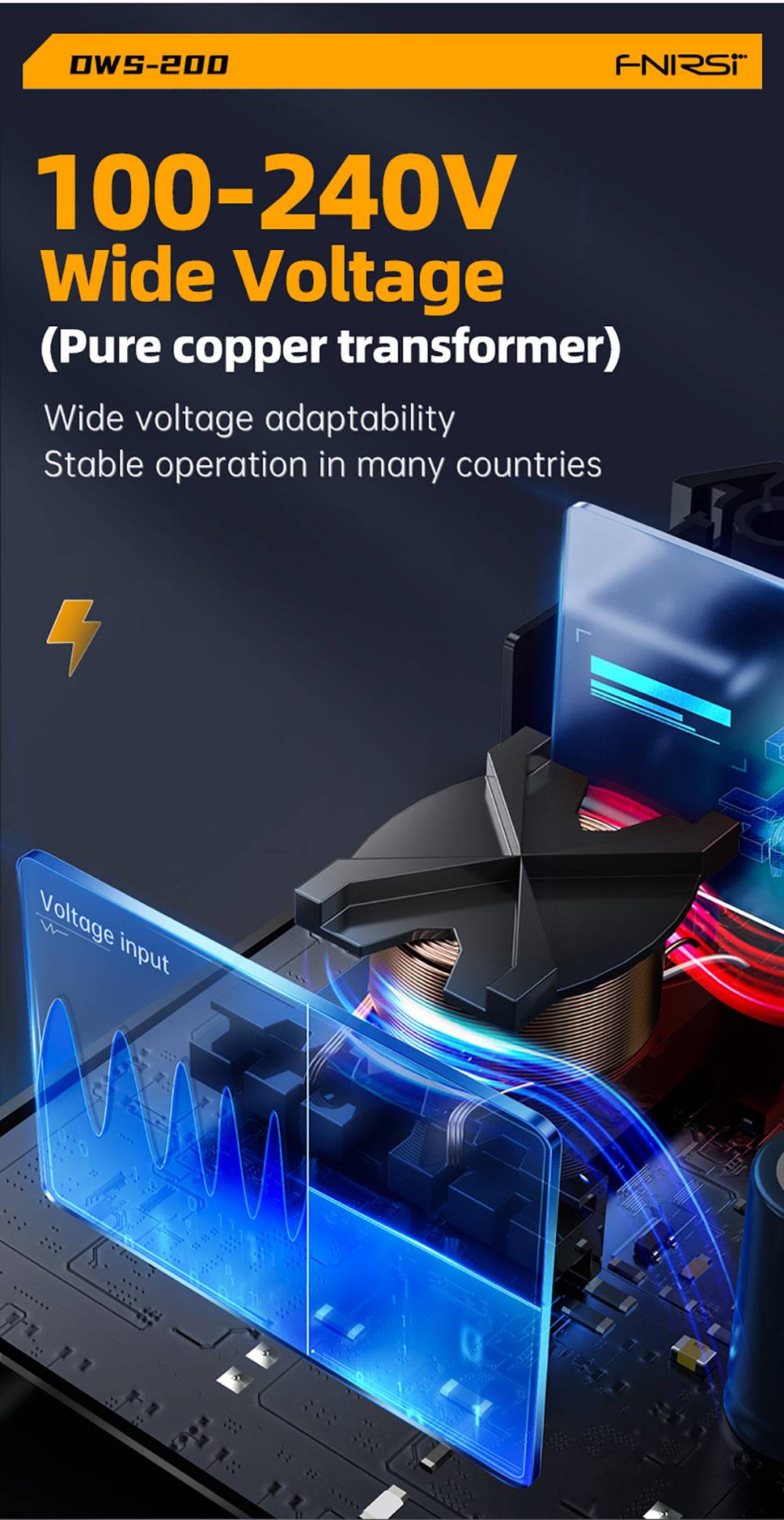 FNIRSI DWS-200 F210 Premium 200W Soldering Iron Station Kit, with 3 Iron Tips and 2 Helping Hands, Temp Value & Curve Mode, 3 Temperature Storage, Full-Color Display