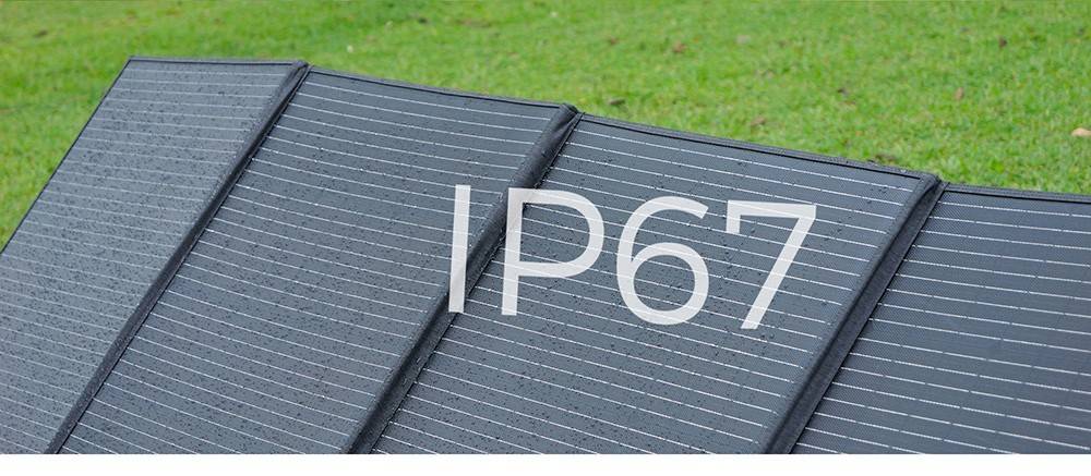 FOSSiBOT SP420 420W Portable Fordable Solar Panel, 23.4% Conversion Efficiency, IP67 Waterproof