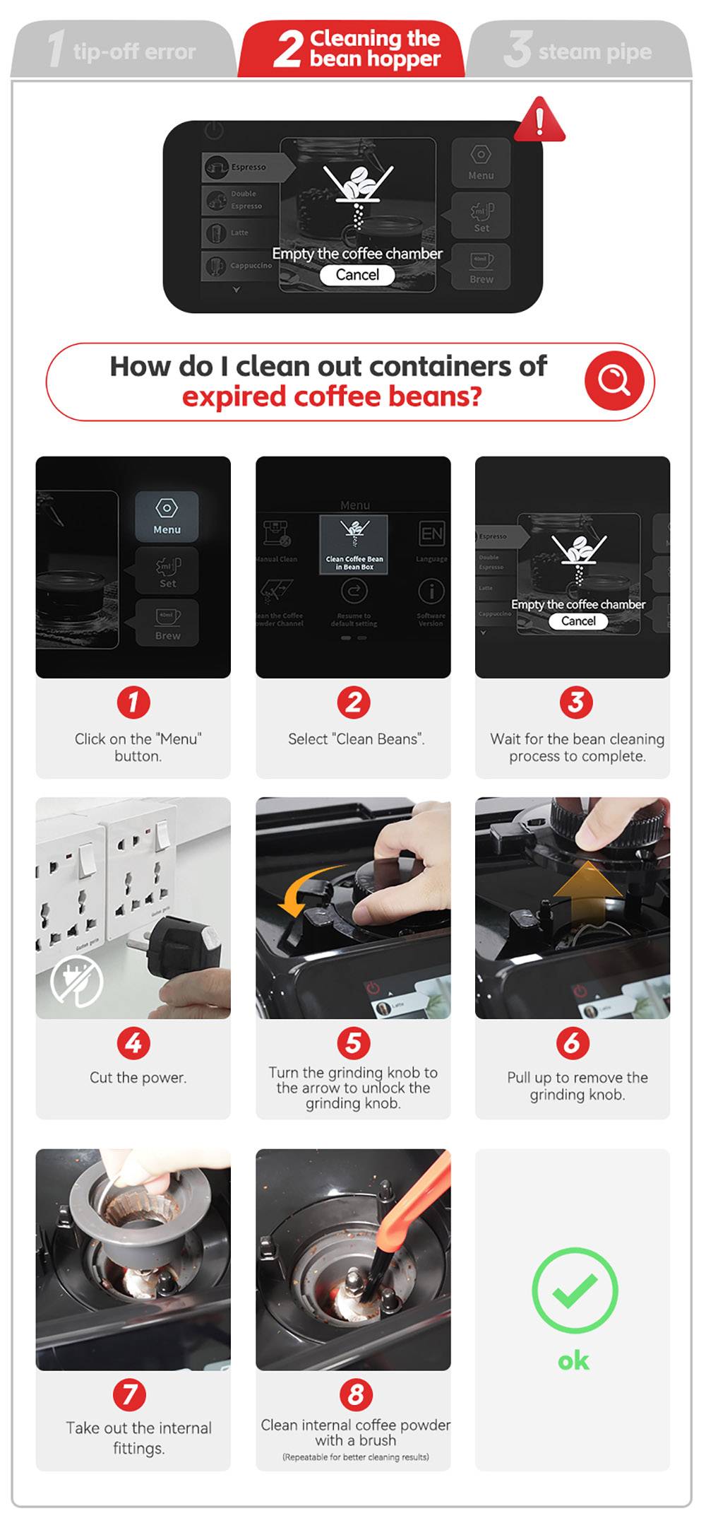 HiBREW H16 Automatic Espresso Machine with Grinder, 20Bar Extraction, 4.3inch Touch Screen, 1.5L Removable Milk Tank