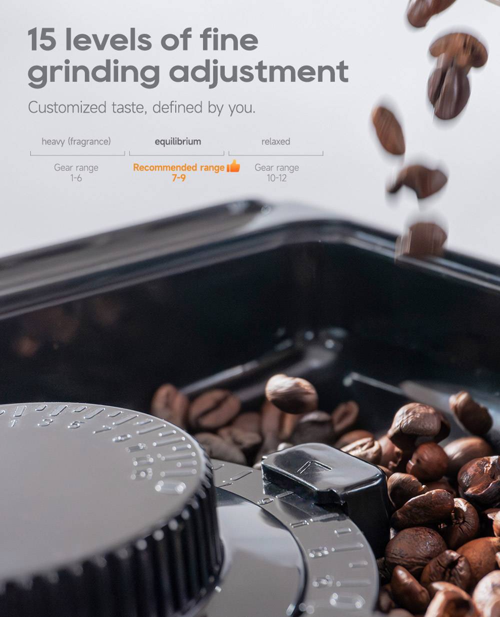 HiBREW H16 Automatic Espresso Machine with Grinder, 20Bar Extraction, 4.3inch Touch Screen, 1.5L Removable Milk Tank