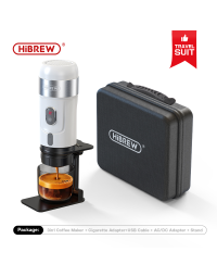 HiBREW H4A Portable Coffee Machine for Car & Home DC12V Expresso Coffee Maker Fit Nexpresso Dolce Pod Capsule Coffee Powder-H4A_WH_Bag_Holder