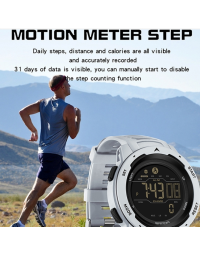 Sanda 2145 Calorie Pedometer Alarm Clock Waterproof Multifunctional Hiking Sports Shockproof Smart Watch
