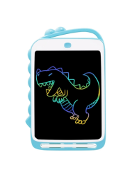 10 inch Cartoon Dinosaur LCD Writing Board Colorful Children Painting Board-10 inch (Light Blue)