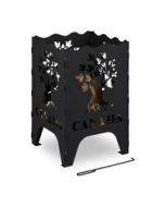 XL Fire Basket with Base Plate for Relaxation and Comfort