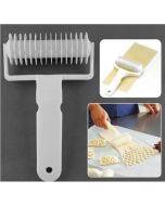 3 PCS Large Leather Cutter Plastic Netting Knife Roller Knife, Hob Cookie / Pizza Pie Crust Special Cake Mould