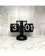 Modern style flip clock turning time to the side for tabletop decoration with full sense of technology