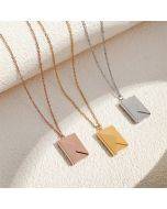 Custom Love Letter Envelope Necklace