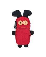 Three color patch pencil bag Korean version of creative weird rabbit girls pencil bag large capacity cute student stationery box