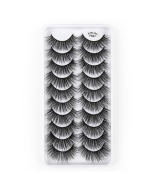 10 Pairs 3D Cat Eye False Eyelashes Naturally Thick And Fluffy Eyelashes