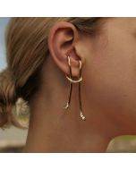 Vintage ear hangers without piercing earrings