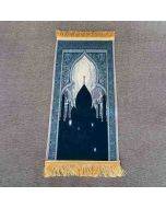 Tassel Pilgrimage Blanket Gold Diamond Fleece Prayer Mat Muslim Prayer Blanket Ethnic Worship Rug Spot Wholesale