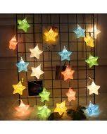 Led Crack Star Lights String Christmas Wedding Festival Decorative Lights INS Wind star lights string