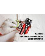 KAIWEETS KWS-103 Multifunctional Automatic Wire Stripper, Wire Cutting, Terminals Crimping Tool with TPR Handle