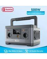 Flashfish Portable Solar Generator: 500W Power Supply for Camping