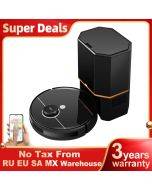 ABIR R30 Robot Vacuum Cleaner, Auto-Empty Station, Laser Lidar, 6500PA Suction,Multi-Floor Maping, Smart Home Wet Dry Appliance