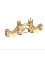 Robotime Rolife DIY 3D Tower Bridge Big Ben Famous Building Wooden Puzzle Game Easy Assembly Toy Gift for Children Teen Adult