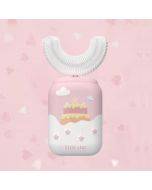 Children Electric U-shaped Toothbrush Cartoon Automatic Sonic Tooth Cleaner