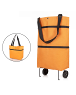 - 2-in-1 Shopping Bag Folding Green Bag