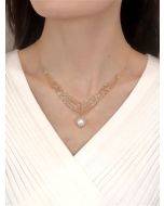 Liora Necklace | 24k Gold Plated