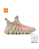 Xiaomi Youpin Basketball Shoes for Men Summer Spring Sea Wave Soft Breathable Top-light Casual Sneakers for Men Large Size 39-46