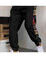 Men's Patchwork Sweatpants Joggers Color Block-1