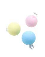 Funny Cat Toy Ball Simulation Animal Vocal Ball, Specification: EVA Material(Pink+Blue+Yellow)