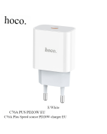 HOCO/hoco C76A PD20W charger set is suitable for iphone12/13/14 fast charging head European regulations EU