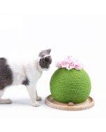 Cat Claw Grinder Sisal Rope Puzzle Ball Catnip Toy(Green)