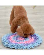 Pet Dogs Consume Energy Slow Food Relieve Stress Sniff Pad(Pink)