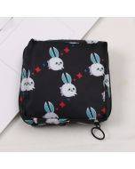 3pcs XK01 Cartoon Portable Waterproof Sanitary Storage Bag Cosmetic Bag(Black Rabbit)