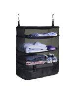 MTP-780 Large Capacity Small Foldable Travel Clothes Storage Bag(Black)