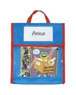 BG20080815 School Children Tote Book Bag Toy Handbag(Blue)
