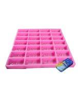 Domino Epoxy Silicone Mold DIY Fondant Cake Decoration, Model Number:SX-BH-108(Pink)