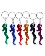 12 PCS Personalized Creative Backpack Keychain Small Pendant Aluminum Bottle Opener