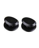2pcs Plastic Top Beads Stainless Steel Pot Lid Cap