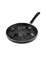 Maifan Stone Fried Egg Nonstick Pan Waffle Maker, Style: Open Fire, Diameter: 24cm (Black)