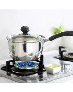 Single Handle 18cm Stainless Steel Thickened Milk Steamer Noodle Baby Food Supplement Pot