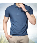 Men's Ice Silk Short Sleeve Polo Shirt