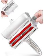 ChomChom Pet Hair Remover - Reusable Cat and Dog Hair Remover for Furniture, Couch, Carpet, Car Seats or Bedding - Portable, Multi-Surface Lint Roller and Fur Removal Tool