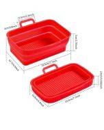 Foldable Air Fryer Silicone Baking Tray-1