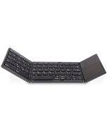 Three folding keyboard Bluetooth wireless keyboard with touchpad support tablet phone computer external universal keyboard B033 ordinary models