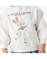 Autumn long sleeve girls' sweatshirt print cotton top new kids jumper