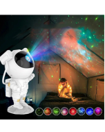 LED Creative Astronaut Galaxy Projector Lamp Gypsophila Projection Starry Night Light for Children Home Decor