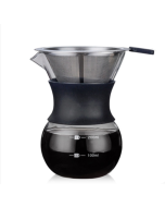 High temperature resistant coffee pot, coffee brewing equipment, capacity: 200 ml, style: without filter