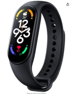 Mi Band 7 Standard Edition Smart Bracelet 1.62 '' AMOLED BT 5.2 com 120 modos de treino Suporte de análise de treino profissional chinês e inglês versão doméstica preta